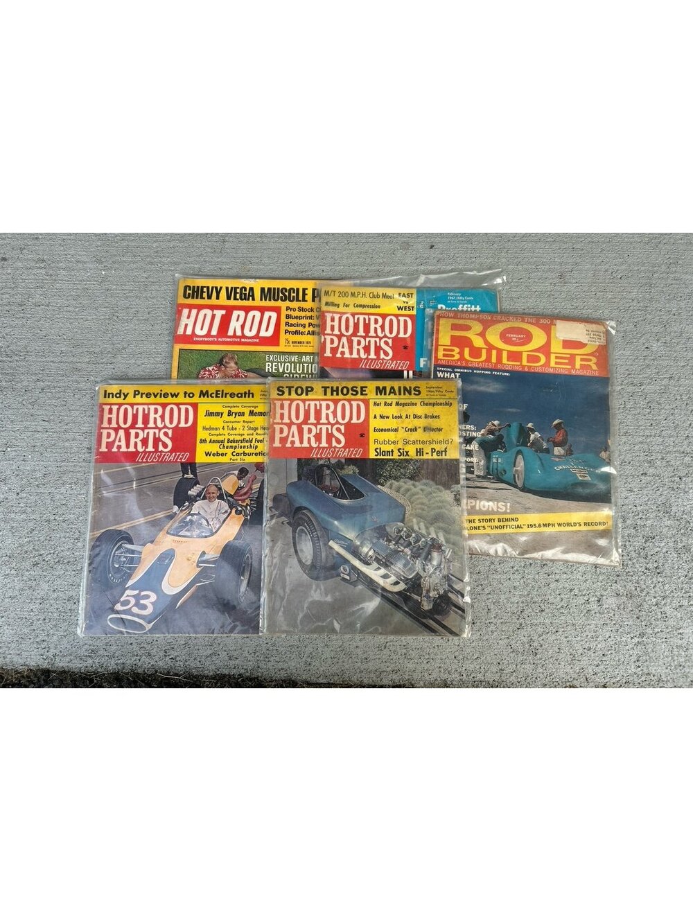 Hot Rod Magazine Lot Vintage